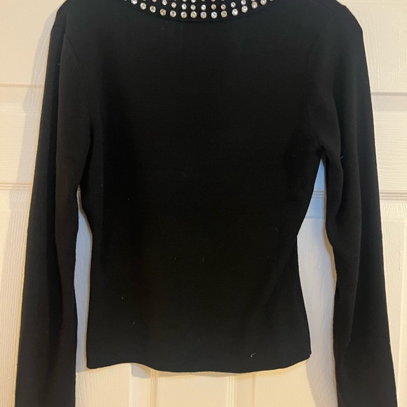 Noli Shop Crystal Polo Sweater - New With Tags - Picture 5 of 7